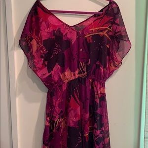 EUC Express Floral Dress Size Large